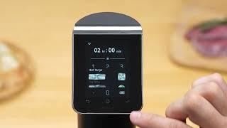 KitchenBoss G330 WIFI Sous Vide Cooker: Ultra-Quiet Precision Sous-vide Stick