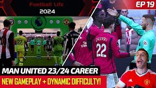 [TTB] MAN UNITED CAREER EP19 - NEW GAMEPLAY MOD + DYNAMIC DIFFICULTY! - AI SMARTER THAN EVER?!