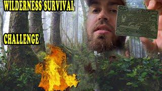 Lost Hunter Solo Survival Challenge (NO Food, Water, Shelter) | Stone Tools, Card, Scavenging.