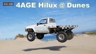 4AGE Hilux goes to the beach