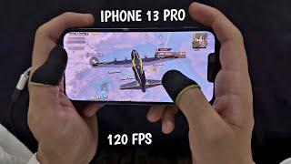 IPHONE 13 PRO 120 FPS | IN 2024 | 4 FINGERS CLAW PUBG MOBILE HANDCAM