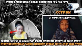 CAMPING HOROR: Pasang CCTV + Detektor hantu | Camping di Hutan bekas Biduan cantik Tewa$ di Mutilas!