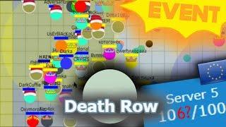 Evades.io OFFICIAL EVENT ! // Death Row // The craziest and funniest massive run with 100 players !