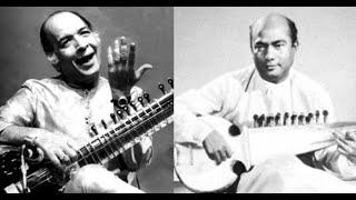 Ustad Vilayat Khan (sitar) & Ustad Ali Akbar Khan (sarod) - Raga Pilu (Live in concert)