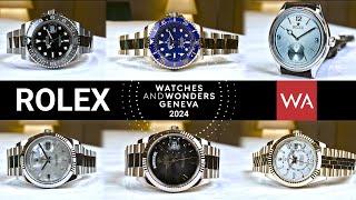 ROLEX 2024. New watches presented at Watches and Wonders in Geneva.