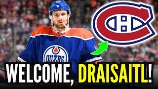 LEON DRAISAITL JOINS THE MONTREAL CANADIENS, A GAME-CHANGER! | Montreal Canadiens News