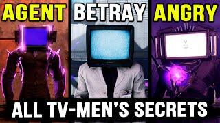 TITAN TV MAN'S RAGE! ALL SECRETS OF TV MEN - Skibidi Toilet (1-74) Analysis & Theory | All Secrets