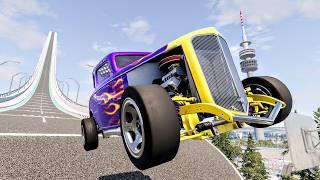 Epic High Speed Car Jumps #308 – BeamNG Drive | CrashBoomPunk