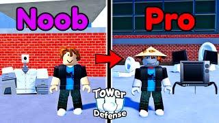 Noob Starts With Engineer Instantly becomes Pro | Noob to pro Toilet tower defense (day 1)