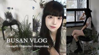 [vlog] 2박 3일 부산 여행 • 광안대교 뷰 무채색 숙소 추천 • 스카이캡슐 꿀팁! • 전포 요즘 감성 카페 추천🪷 • 먹으러 부산 간 사람의 맛집 다 알려드림 ️