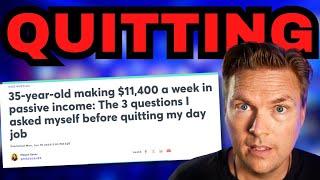 3 Questions BEFORE You QUIT Your 9 to 5 Job (CNBC Make It Reaction)