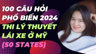 100 câu hỏi chung THI LÝ THUYẾT LÁI XE ở Mỹ - 50 states - #cuocsongmy