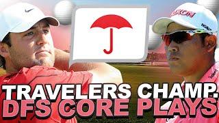 DFS Core Plays - 2023 Travelers Championship Draftkings Golf Picks : Top GPP Plays Priced $8,000+