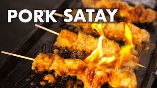 How to Make The Best Pork Satay with Peanut Sauce!