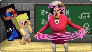 ESCAPE FROM MONSTER SCHOOL in MINECRAFT! SCARY TEACHER AGAINST NUBIK KUBIK