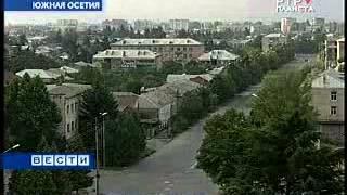 Уничтожение БМП грузинского миротворческого батальона и эвакуация. РТР 07.08.2008