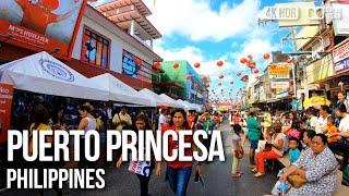 Puerto Princesa, Palawan -  Philippines [4K HDR] Walking Tour