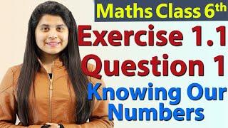 Q 1 - Ex 1.1 - Knowing Our Numbers - Chapter 1 - Class 6th NCERT Maths