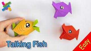 Origami FISH | TALKING FISH | DIY Origami | How to make fish that opens its mouth | Fold Tutorial