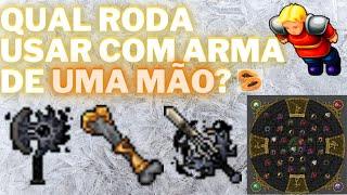 [TIBIA] - QUAL RODA USAR COM ARMA DE UMA MÃO? ANÁLISE DETALHADA (DPS / REGEN / CASO PRÁTICO)