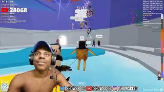 @IShowSpeed plays Roblox Tower of Hell after 359 days