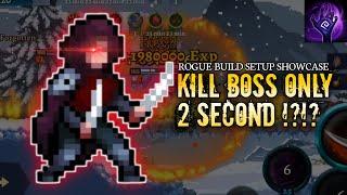 ROGUE BUILD SHOWCASE : KILL ANY BOSS ONLY 2 SECOND || Darkrise - Pixel Action RPG