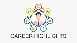 Career Highlights Animated PowerPoint Template