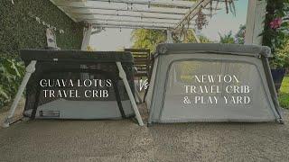 Comparing Guava Lotus Travel Crib vs Newton Travel Crib & Play Yard