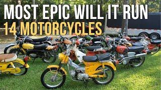 Motorcycle Mayhem: Will It Run? 14 Bikes, Epic Challenge, and Only 1 Fire!