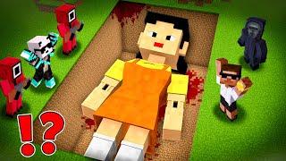 We Found SQUID GAME DOLL Grave in Minecraft!