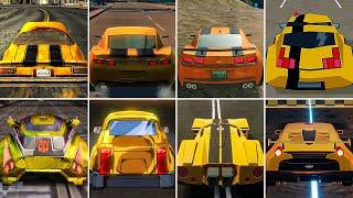 Evolution of Bumblebee Car in Transformers Games (2003 - 2024)