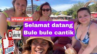 Bule bule cantik rame lagi di Bali #bali #bule #indonesia #dawavessurf