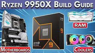 Best Ryzen 9950X Creator PC Build  Best RAM, GPU, Motherboard & More!