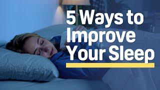 5 Simple Tips For Getting a Good Night's Sleep