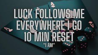 ️ I Always Beat The Odds In Weird & Lucky Ways  | 10 Min Med (Looped Affs)