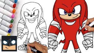 How To Draw Knuckles | Sonic Boom