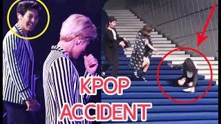 K-POP IDOLS ACCIDENTS ON THE STAGE AND FAILS AND FUNNY MOMENTS 2017