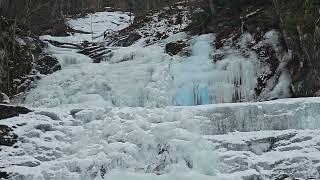 Connecticut's Kent Falls is Now Frozen!