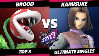 Sumapa 61 Top 8 - Brood (Piranha Plant) Vs. Kamisuke (Hero) SSBU Ultimate Tournament