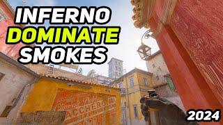 CS2 Inferno - Smokes For Dominate On Map In 2024