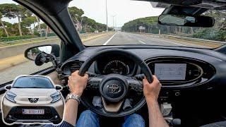 2022 Toyota Aygo X POV Test Drive: 72 HP CVT