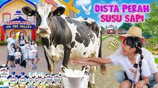 PENGALAMAN PERTAMA DISTA PERAH SUSU SAPI DI CIMORY DAIRYLAND!! OH TERNYATA BEGINI RASANYA #trend