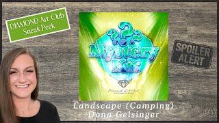 Diamond Art Club Sneak Peek!  Mystery 78 - Landscape (Camping) by Dona Gelsinger