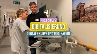 Digitalisierung im Krankenhaus: Digitale Kurve und Medikation