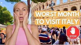 WHY YOU SHOULD NEVER VISIT ITALY IN AUGUST! I Italy Travel
