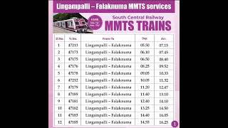 Lingampalli - Falaknuma Train Number 47213 Time Table-2022