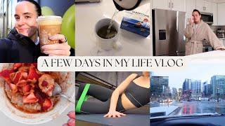 VLOG: protein oatmeal recipe, weighing myself thoughts, daily workouts, wfh days, built puff bars