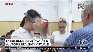 Liceul unde elevii învață cu ajutorul realității virtuale
