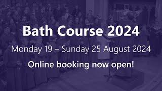 Booking now open! – RSCM Bath Course 2024