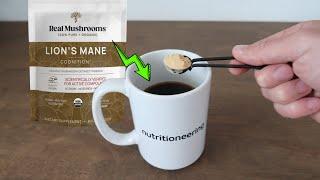 Adding Real Mushrooms Lions Mane to Coffee for a Cognitive Boost